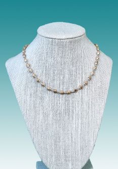 Silver & Tulsi Larger Neck Beads